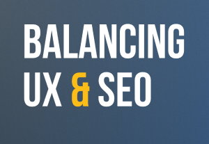 Frame balance between UX and SEO