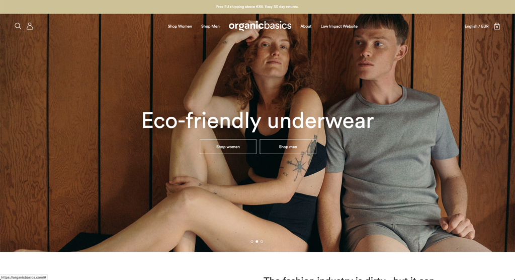 Design Trends 2022 (and beyond). Sustainability. Eco-friendly underwear.
