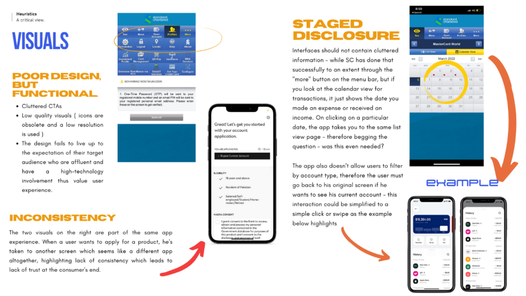 A Brief UX Audit of Standard Chartered Bank’s Mobile App Experience. Visuals and Aesthetics