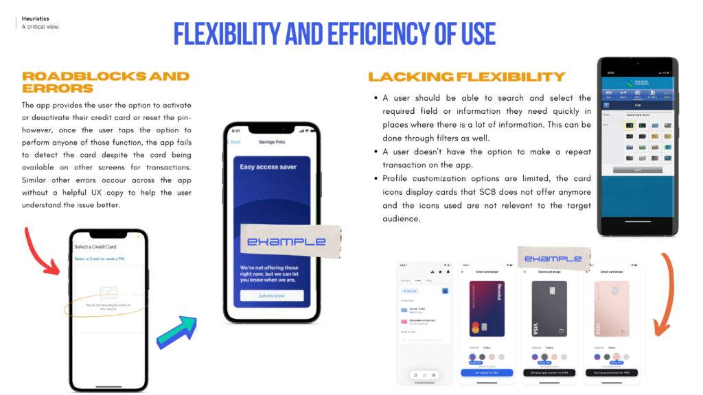 A Brief UX Audit of Standard Chartered Bank’s Mobile App Experience. Flexibility and Efficiency of Use