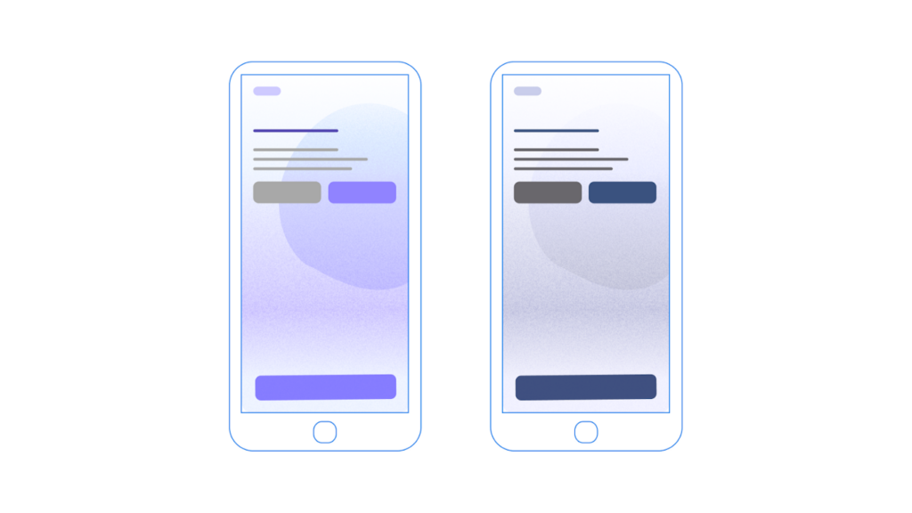 Considering different needs in UI (image by Alina Karl)