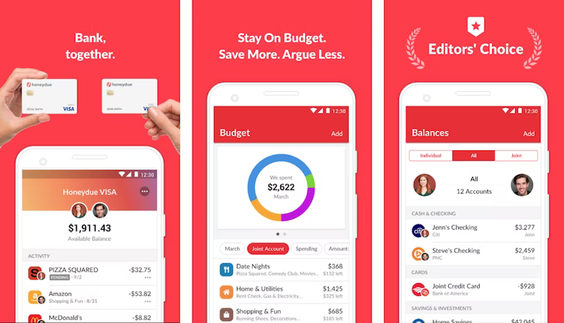 Honeydue app for managing personal finances