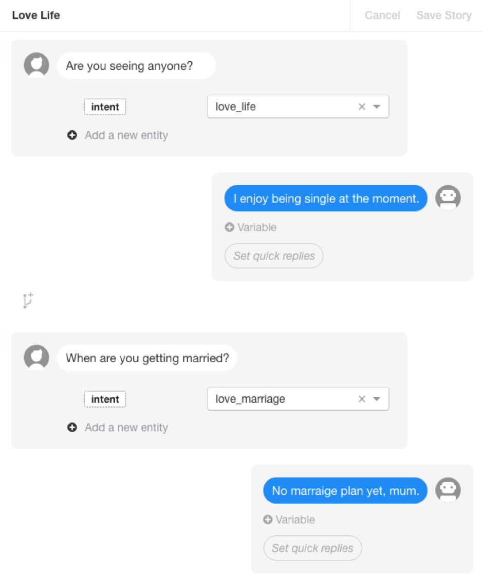 Communication with the BOT