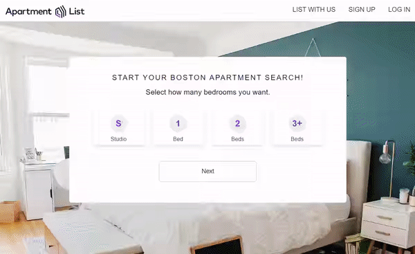 Apartment search
