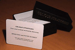 Box of Oblique Strategies cards