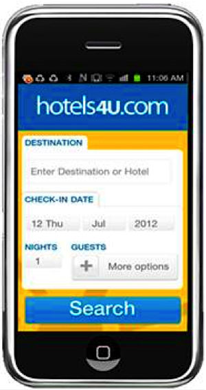 Hotels4U mobile
