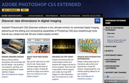 Adobe Photoshop information website