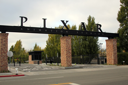 Pixar entryway
