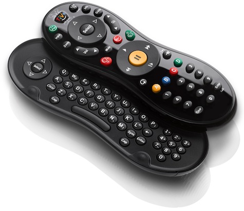TiVo slide-out keyboard remote