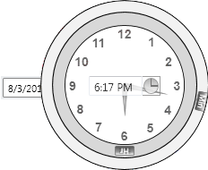 Analog clock poriton of the eventual solution