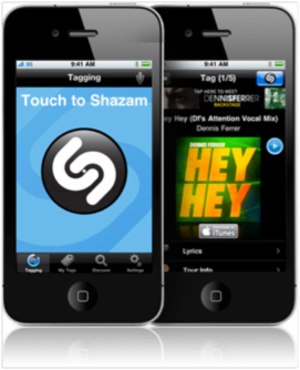 Shazam iPhone app