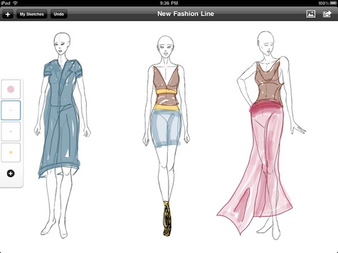 Ideate fashion sketch