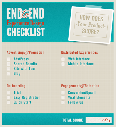end-to-end experience design checklist