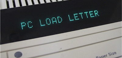 HP PC Load Letter