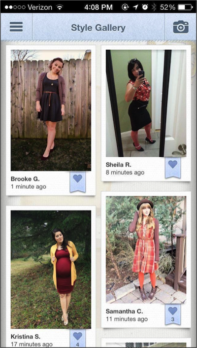 Mod Cloth Style Gallery on mobile