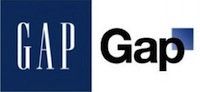 Comparison of Gap's old and redesigned logo